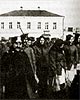 Peasants from the village of Pavlovka, Kharkov region, arrested for riots. Photograph dated 1902