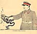 Стальные ежовы рукавицы. Б. Ефимов. Плакат. 1937 год